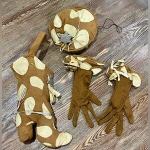 Dept 56 BOO-TIQUE Scarecrow SHERIFF Adult Halloween Costume Accessories Set